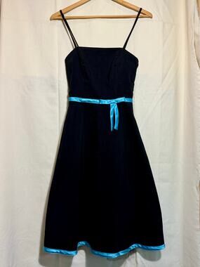Byer Too! Vintage Black Dress Womans Size 3.